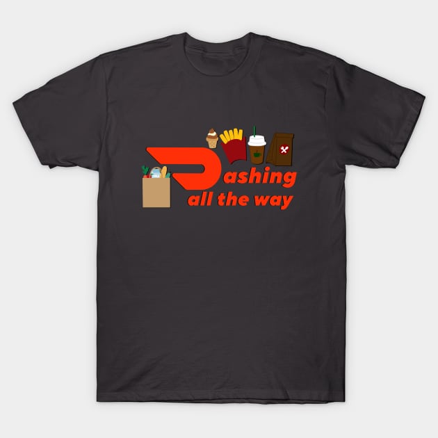 Dashing all the way T-Shirt by meggbugs